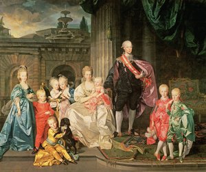 Leopold I, Grand-duke of Tuscany (later Leopold II, Emperor of Austria) with His Wife Maria Ludovica and Their Children Including Franz (later Emperor Franz II), 1776